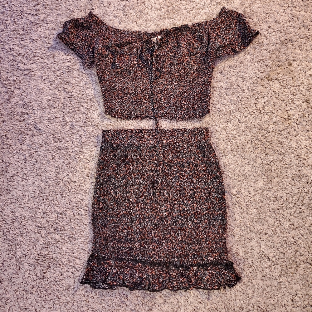 skirt and top set